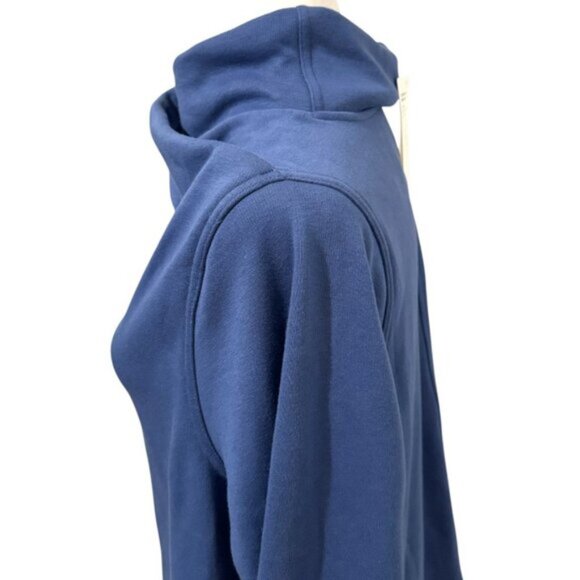 NWT Athleta Cozy Karma Twist Neck Sweatshirt | Large | Blue - Picture 4 of 9